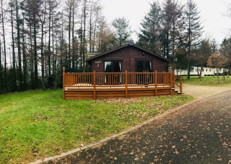 Stunning Wessex Milbourne Log Cabin at Percy Wood Country Park in Northumberland in Morpeth