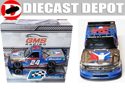 CHASE ELLIOTT 2020 CHARLOTTE WIN RACED VERSION iRACING TRUCK COLOR CHROME 1/24 A