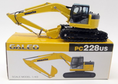 GALEO KOMATSU PC228US 1/43 ユンボ　小松製作所 GALEO KOMATSU PC228US 1/43 ユンボ 小松製作所 - メルカリ