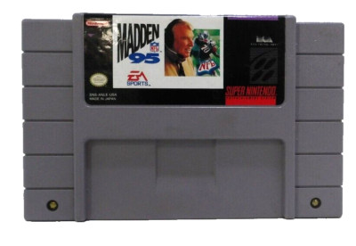 Super Nintendo MADDEN 95 NFL video game cartridge ELECTRONIC ARTS