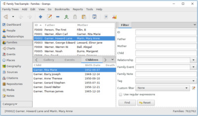 Gramps Family Tree Maker and Genealogy Software Family History Ancestry Research – Image 3