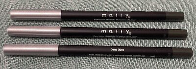 3 MALLY Evercolor STARLIGHT Waterproof EyeLiner ''DEEP OLIVE'' FREE SHIPPING BOGO
