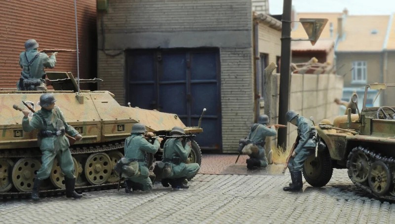 Artitec 5870063 Infanterie Sous Beschuss Wehrmacht 6x ModÃ¨Le Ho 1:87 Neuf