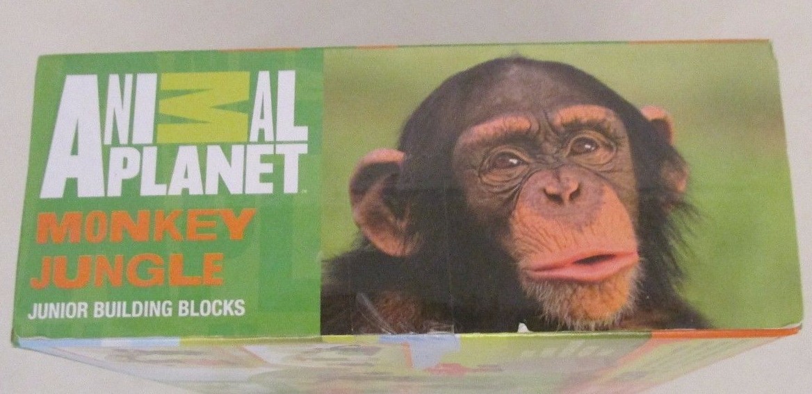 Animal Planet Monkey Jungle 9 Piece Junior Building Blocks Set (GM1)