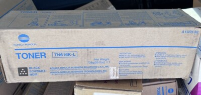 Original Konica Minolta TN616K-L Black Toner für Bizhub Pro C6000 A1U9152