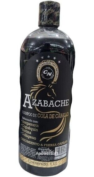 AZABACHE-HAIR GROWTH & STRENGTHENING SHAMPOO-BERGAMOT,COPALQUIN,COLLAGEN,BIOTIN