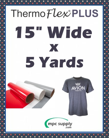ThermoFlex Plus (Heat Transfer Vinyl, T-Shirt Vinyl) 15