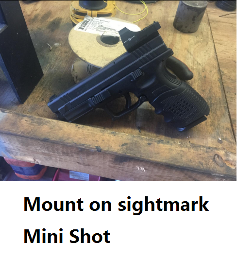 Colt GI 1911 Pistol Mount Plate for Vortex Venom,Doctor,Insight,Burris Red Dot