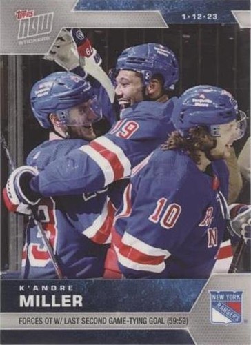 2022-23 Topps Now NHL Stickers - K'Andre Miller #154