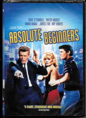 ABSOLUTE BEGINNERS - 1986 David Bowie, Ray Davies, Patsy Kensit, NEW DVD