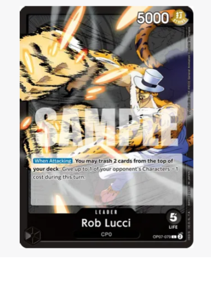 Rob Lucci - OP07-079 - L One Piece Card Game | eBay