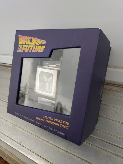 Pre-owned Thinkgeek Back To The Future Flux Capacitor Wristwatch Watch Brand & Open Box
