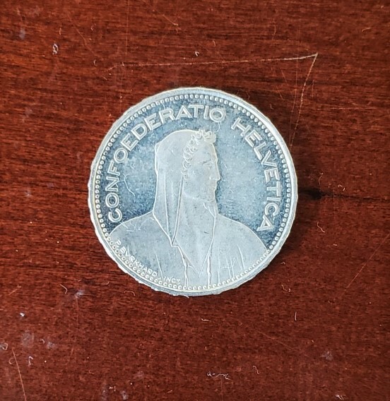 2012 B 5 Franc Helvetica Switzerland Coin | eBay