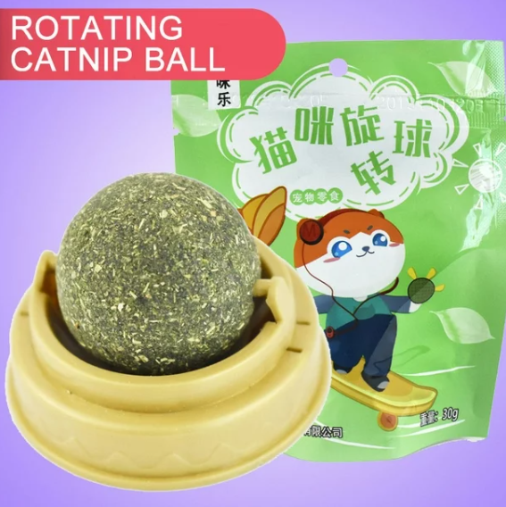 Natural Catnip Toys For Cats Mint Leaf Cat Catnip Treat Balls Edible Treating Cl