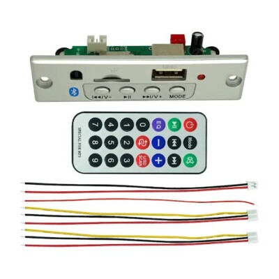 5V/12V Car Bluetooth Wireless MP3 Decoder Board Audio Module USB