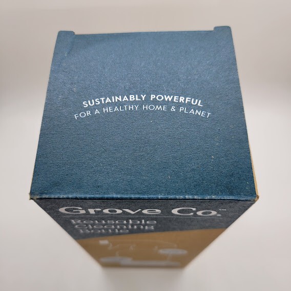 Grove Co 16oz Glass Spray Bottle Brilliant White Silicone Sleeve w/Spray Nozzle