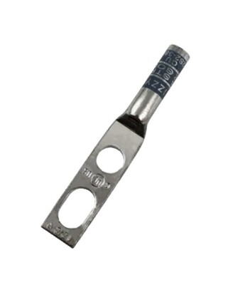 50 QTY) IZZY LUG Model i2S2-38U Gray 2-Hole 3/8''slot for #2#4 COPPER COMPRESSION