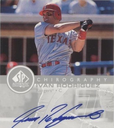 1999 SP Authentic - Ivan Rodriguez #IR
