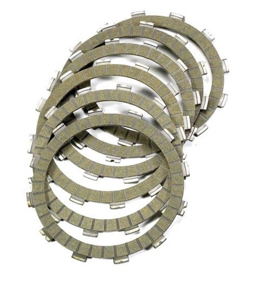 Jeu Disques Embrayage Garnis Tecnium Moto Kawasaki Kx250 1978 - 1979