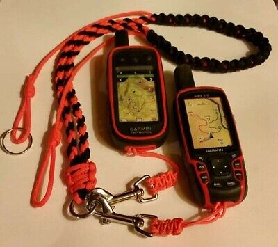 GARMIN ALPHA 100 AND ASTRO 320 & 430 PARACORD COON HUNTING NECK LANYARD 2 SNAPS