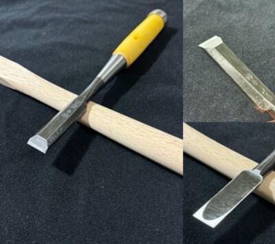 Japanese chisel bench chisel Oire nomi Takashiba 18mm 11/16 in Blue Steel#2 高芝郁夫