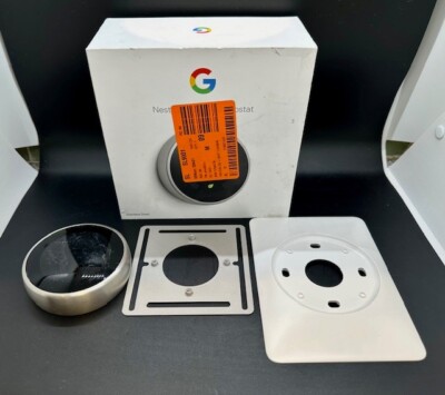 Google Nest Thermostat Display Black/Silver  (UNTESTED)