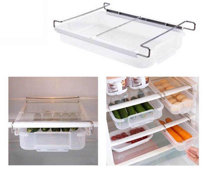 Cassetto Scorrevole Contenitore Mensola Frigorifero Organizer Frigo cir