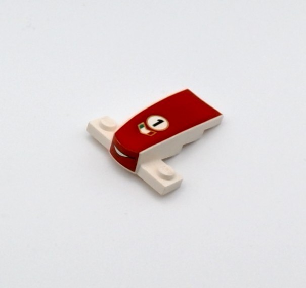 LEGO Part 93589 Capot blanc voiture Cars Francesco Bernoulli Genuine LEGO