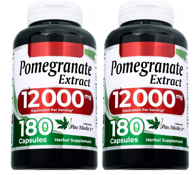Гранат для продления жизни в комплекте 2x180 капсул Punicic granatum