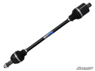 SuperATV Rhino Brand Heavy Duty Stock Length Axle for Polaris RZR XP 1000 -FRONT
