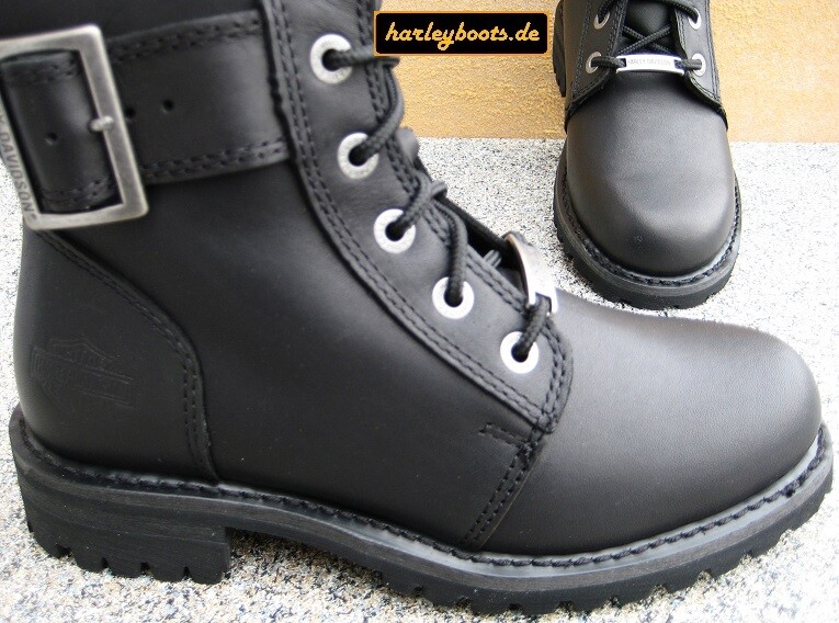 HARLEY-DAVIDSON HARLEY DAVIDSON DAMEN BOOTS SYLEWOOD SCHWARZ KULT BIKERBOOTS GR. 36 BIS 42