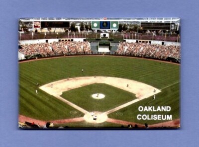 OAKLAND COLISEUM *2X3 FRIDGE MAGNET* BASEBALL LEAGUE MLB BALLPARK STADIUM A'S