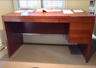 Beautiful Contemporary Custom Made Solid Maple Standing Desk