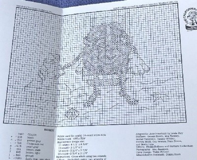 1988 THE CALIFORNIA RAISINS CROSS STITCH LEAFLET PATTERNS - SUNNY DAYS - MINT