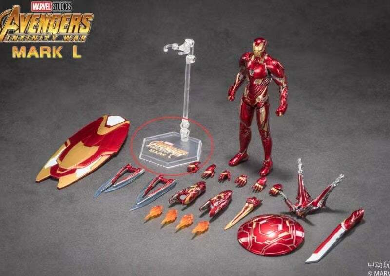 ZD Toys Marvel Ironman Mark L MK 50 Deluxe Ver. (Official Licensed Product)