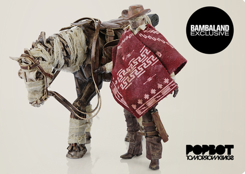 ThreeA 3A Portable Blind Cowboy & Ghost Horse Set Scale 1