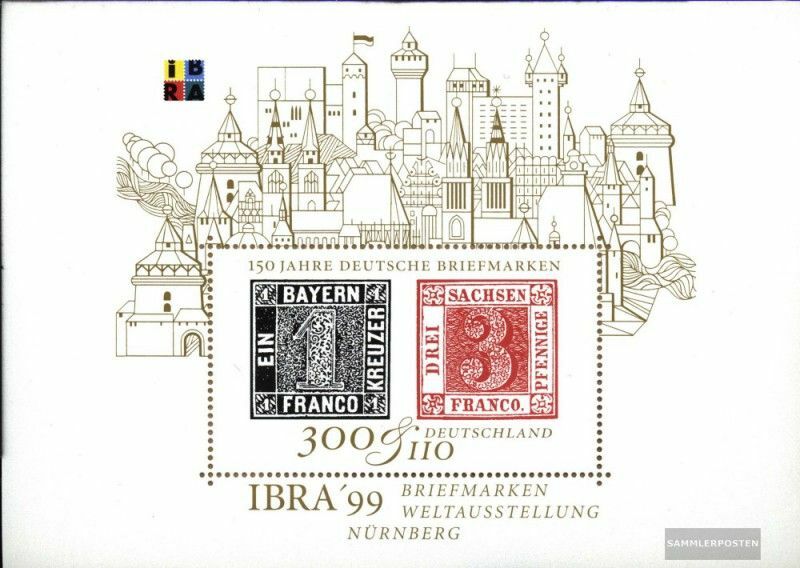 Rfa (Fr.Allemagne) Block46 (Ã©Dition ComplÃ¨Te) Neuf 1999 Ibra99