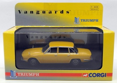Vanguards 1/43 Scale Diecast VA08210 Triumph 2500 S Inca Yellow
