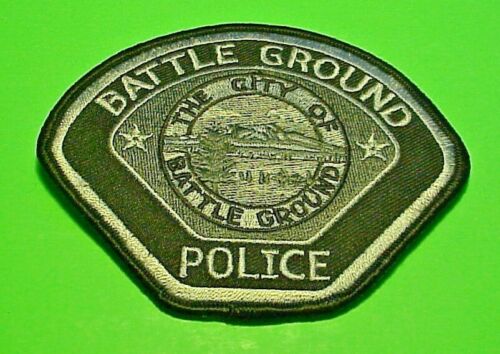 BATTLE GROUND WASHINGTON ( BLACK BORDER ) 3 1/2 x 4 1/4" POLICE FREE SHIPPING!!!