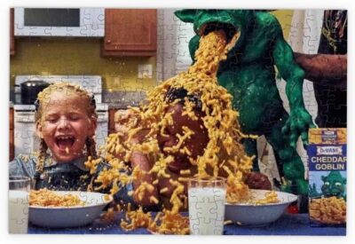 Mandy Cheddar Goblin Puzzle 252-Piece Two-Sided 11X16" Puzzle Mondo Tees