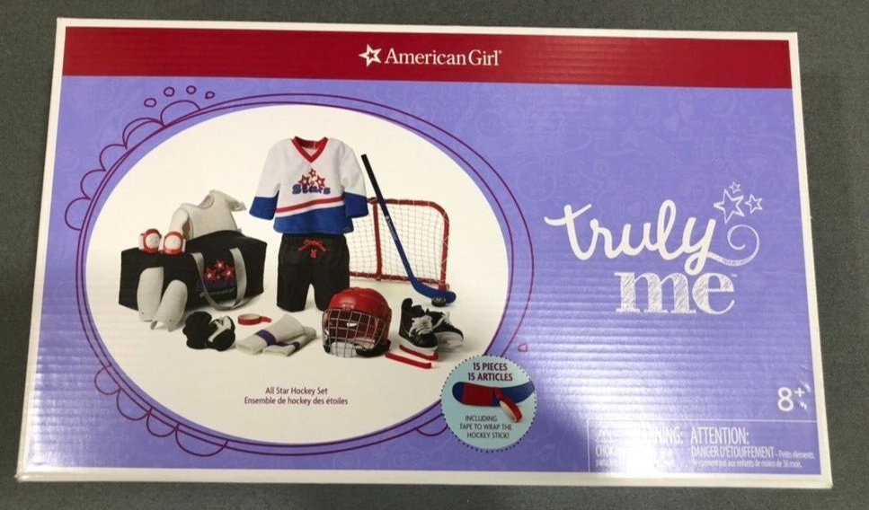 New American Girl Truly Me All Star Hockey Set New in Box eBay