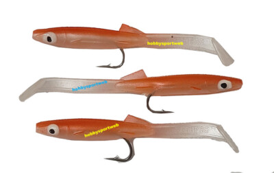 RAGLOU EXPERT 85 MM ROSSO BIANCO CONFEZIONE SPINNING MARE TRAINA BARCHINO - 3 PZ