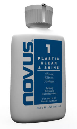 Novus 1 Plastic Clean & Shine Polish Cleaner 2 Oz Bottle Coin slabs Capsules US