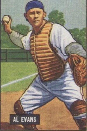 1986 C.C.C. 1951 Bowman Reprints - Al Evans #38