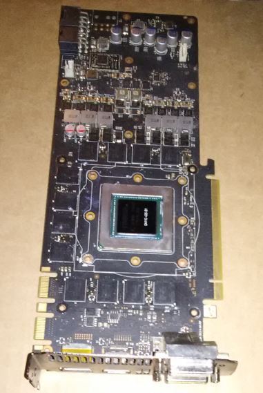 AS-IS Zotac AMP! Nvidia Geforce GTX 780 ti 3 GB (NO COOLER)