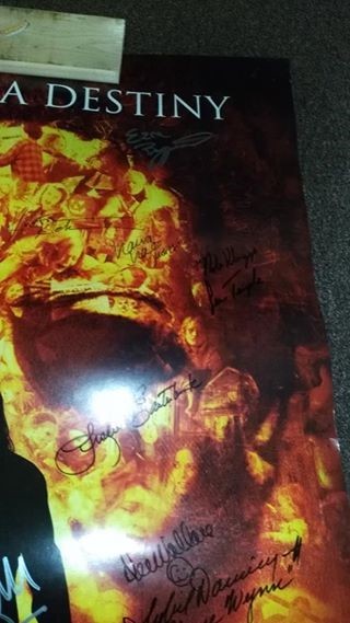 Rob Zombie's Halloween Cast and crew signed poster