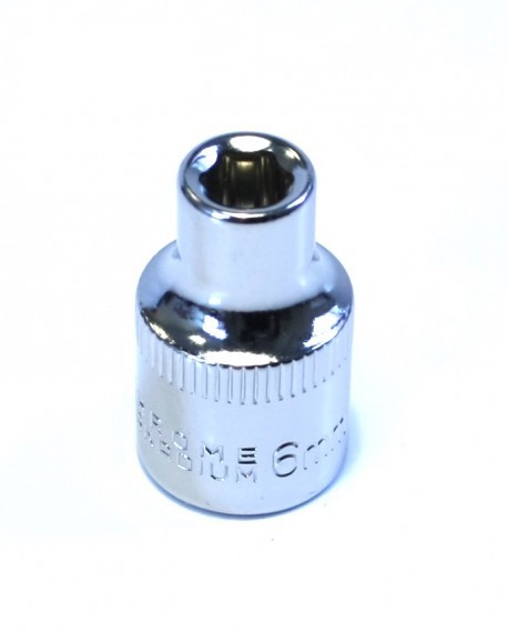 CHIAVI A BUSSOLA ESAGONALE 3/8" 6mm CROME VANADIUM HAKA TOOLS HKR-20-110