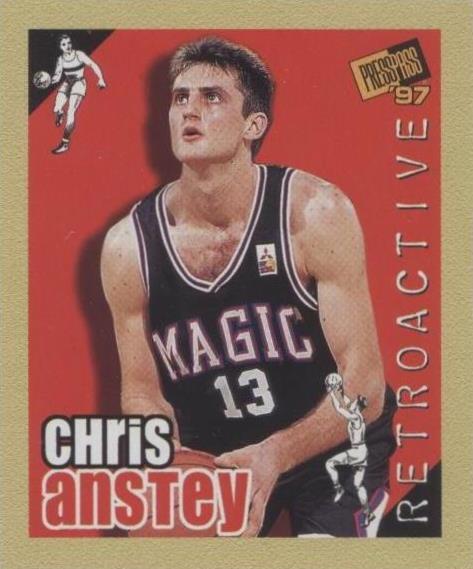 1997 Press Pass Double Threat - Chris Anstey #18