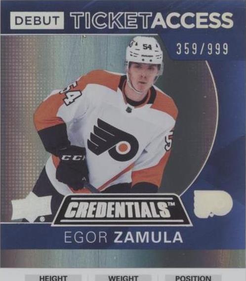 2021-22 Upper Deck Credentials - Egor Zamula #110