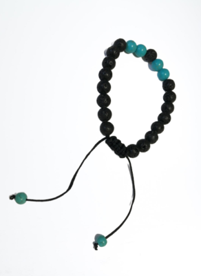 Bead Bracelet For Anxiety Blue Adjustable